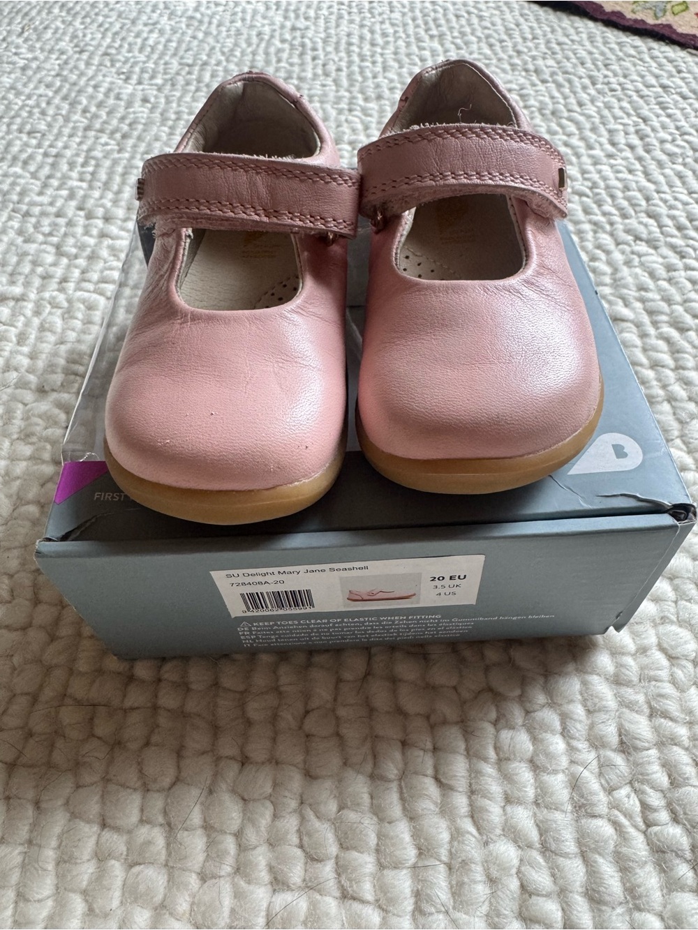 Bobux. Classic Pink Mary Jane Kids Shoes — Comfortable Everyday Fit